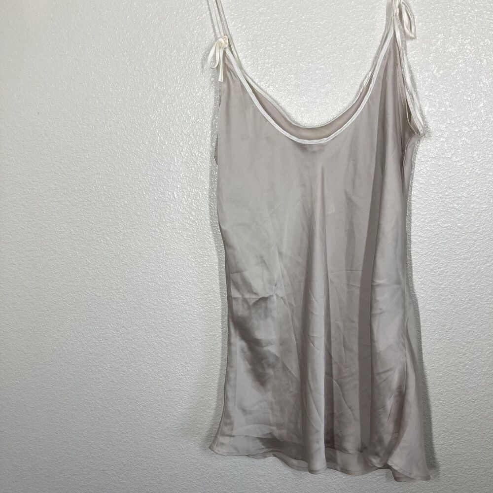 Free People Slip Dress Womens Medium Beige Satin Intimately Chemise Nightgown - Picture 11 of 16